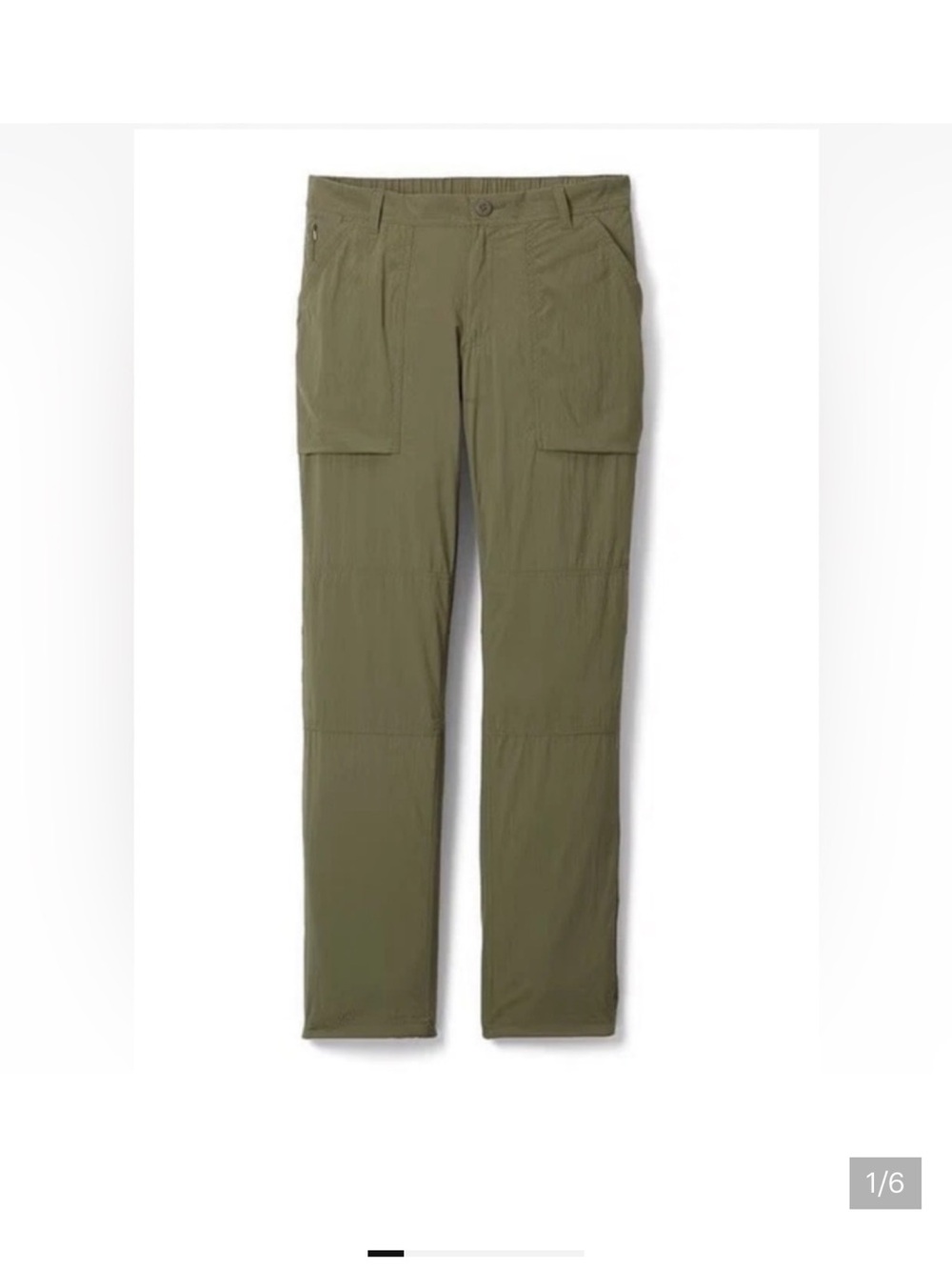 REI co-op Savanna Trails  Olive Green Hiking Nylon Pants, size 10